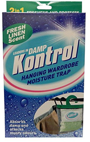 Kontrol Hanging Wardrobe De-Humidifier Moisture Trap Linen Fresh Fragrance