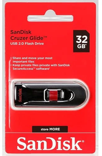 SanDisk Cruzer® Glide™ USB-Stick 32 GB Schwarz SDCZ60-032G-B35 USB-A (USB 2.0)