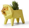 HAUCOZE Löwe Geschenk Arts Dekor Blumentöpfe Tier Figuren Statue Modern Skulptur Polyresin 16cm