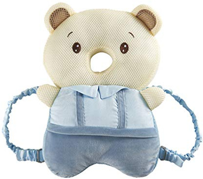 MisFox Protección para la Cabeza del Bebé con Ajustable Cinturón de Bebe a Pie de Caminado para Anti-caídas de Primer Paso Cabeza y Cuello de Bebé Protección 5-24 meses