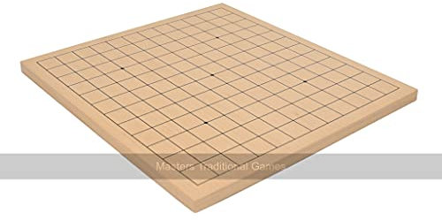 Dual-Side Wooden Go Board - 13 x 13 and 9 x 9 Layout