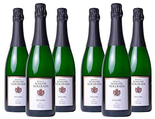 SCHLOSS VOLLRADS - Weingut Schloss Vollrads Riesling Sekt b.A. extra brut, 2017, 6x0.75l