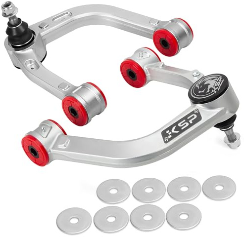 KSP Front Upper Control Arm For Toyota 4Runner 2003-2023, 2-4 Adjustable Front Aluminum Control Arm for 2006-2016 FJ Cruiser 2003-2022 Land Cruiser Lexus GX, One-piece Aftermarket Forged UCA