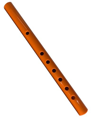 Riiichflowshop Traditional 6 Hole Plastic Flute Clarinet Student Musical Instrument Wood Color Plastic