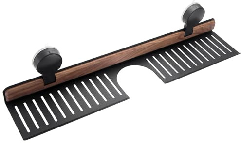 Joygoodta Au-Dessus de l'étagère d'évier de Salle Bain, étagère d'évier Salle Bain, Ventouse Creuse 16 Pouces au-Dessus du Robinet, égouttoir à Vaisselle sans perçage pour la ma