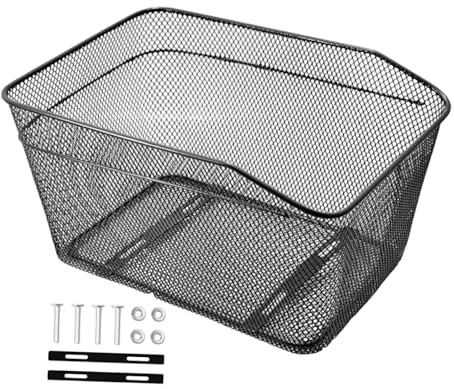 Luwecf Cesta Trasera para Bicicleta, Cesta de Carga, Accesorios, Transportín Metálico para Perros, Artículos Diversos Y Prácticos.