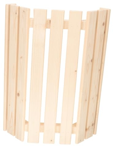 jojofuny Pantalla de Lámpara para Sauna de Madera Resistente a Explosiones Protección para Lámparas Antiexplosión, Diseño para Cabinas de Sauna y Baño