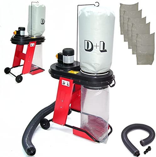 55687 Absauganlage 550 Absaugung + 5 x 55626 Spänebeutel für Späneabsauganlage AWZ