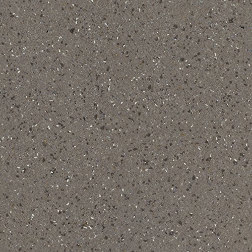 PVC Bodenbelag Meterware Terrazzo Optik Vinylboden Meterware ideal für Küche und Flur Grauer PVC Bodenbelag in Steinoptik für Wohnbereich | Variante : 2m x 5m