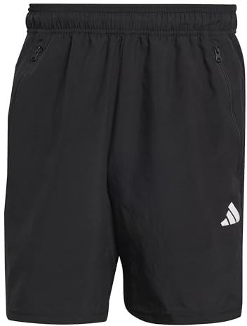 Adidas Herren Train Essentials Woven Training Shorts, Black/White, S 5 inch