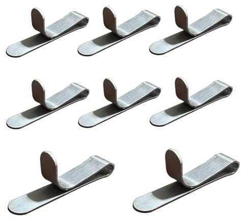 Anelli di torta regolabili in acciaio inossidabile 8pcs, stampi per mousse di altezza da 2, 36–3, 94 pollici con fibbie a clip per cottura, glassa, stratificazione e decorazioni di torte