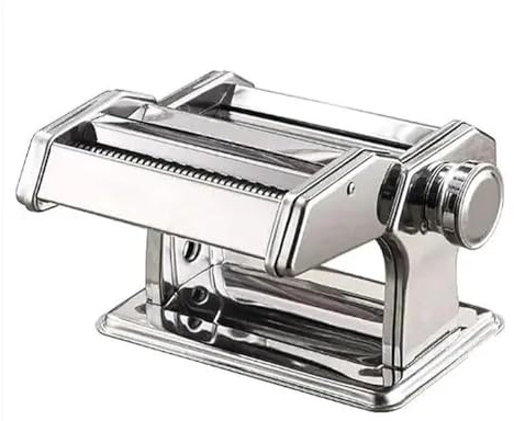 LxsNyvantic Maquina Pasta Fresca,Acero Inoxidable Maquina Pasta,maquina Para Hacer Pasta,9 Espesores Disponibles,Manual Maquina De Hacer Pasta,Fideos Caseros Bola De Masa Espaguetis,Pasta Lasagn