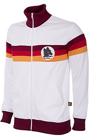 AS Roma, Sweat Retro 1981/82, Blanc/Orange/Bordeaux