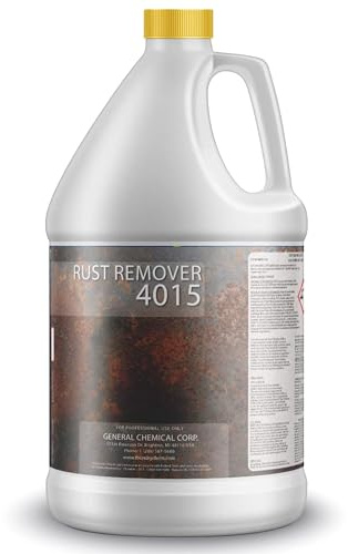 DeckGeneral Rust Remover 4015 All Surface Rust Stain Eliminator, Concrete Cleaner, Effective Oxidation Clean Up for Driveways, Walkways, Swimming Pools, Brick, Pavements and More (1 Gallon)
