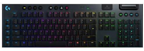 Logitech G G915 LIGHTSPEED Tastiera Gaming Meccanica Wireless, Profilo Ribassato, GL-Tactile Switches, LIGHTSYNC RGB, Design ultrasottile, +30 ore di durata della batteria, Italiano QWERTY - Nero