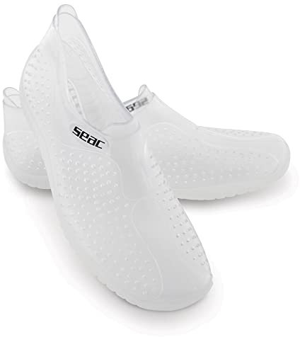 SEAC Unisex-Adult Soft Gummischuhe für Strand, Meer, Pool und Freizeit, für Männer, Frauen und Kinder, durchsichtig, 41/42