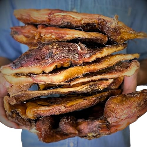 BREERs Rinderkopfhautplatten 2kg für Hunde getrocknet Rinderkopfhaut getreidefrei aus eigener Deutscher Herstellung, Kauartikel Hundekauartikel Hundeleckerli