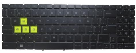 RTDPART Laptop No Backlit Keyboard Limited Edition For MSI Creator Z16 HX Studio B13VGTO B13VFTO B13VETO Czech CZ Black No Frame New