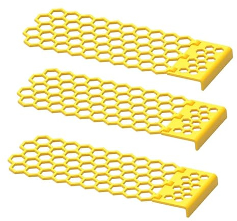 Lot de 3 îles flottantes pour abeilles, abreuvoir, point d'eau, île flottante pour abeilles, nourriture pour abeilles, bain d'abeilles, décoration de jardin (D)
