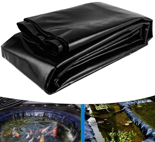 STARVAST 3 x 4,5 m estanque de 0,2 mm de grosor, lámina para estanque de peces, cascada, estanque, para estanques de jardín, fuentes