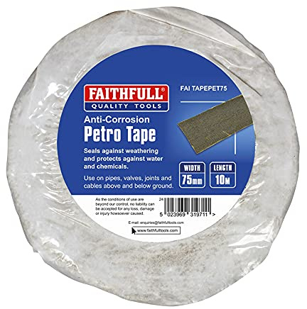 Faithfull Petro korrosionsskyddstejp, 75 mm x 10 m, flerfärgad, 1 st.