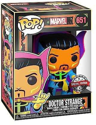 Funko POP! Marvel: Black Light - Dr. Doctor Strange - Marvel Comics - Collectable Vinyl Figure - Gift Idea - Official Merchandise - Toys for Kids & Adults - Comic Books Fans
