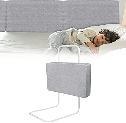 LZQ Rejilla para cuna infantil, altura ajustable, para cunas, camas de padres y todos los colchones de madera maciza, 150 cm, color gris