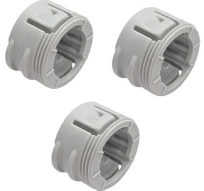 Thermostatventil Adapter passend für Dannfoss Ventile RA, RA-N 23 mm auf M30 x 1,5 für Anschluss Thermostatkopf Stellantrieb SET 3 Stück