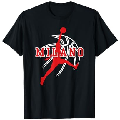 Tifoso Support Pallacanestro Milano Italia Pallacanestro Maglietta