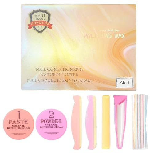 Kit Per Manicure Giapponese, Set Rinforzante Per Unghie, Kit Per Cura Delle Unghie Con Buffer E Lime, Strumento Professionale Per Lucidatura– Ideale Per Principianti, Uso Domestico E Saloni