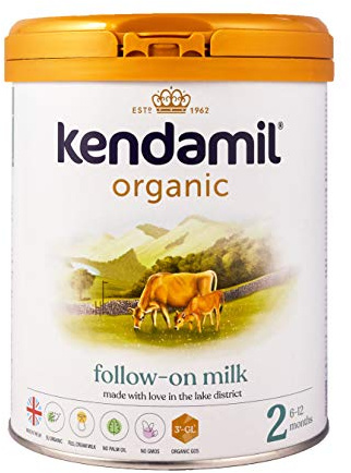 (2 x 800 g) Kendamil Organic Follow On Milk, Stage 2 – Tillverkad i Storbritannien, ekologisk helmjölkformel – med HMO, ingen palmolja, ingen SOYA, inga GMO