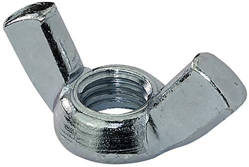 AERZETIX - Juego de 5 - Tuercas Mariposas/Orejas - Tuercas de Aleta - Acero galvanizado - Rosca M10 Métrica Hembra - Bricolaje - Color plata - C45458