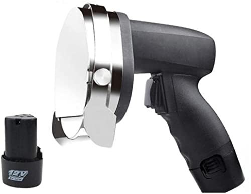 sjdoPulse Trancheuse À Viande, Couteau À Kebab Électrique Portable sans Fil, Couteau Shawarma Électrique Professionnel Et Commercial, Couteau Gyroscopique Doner Kebab Slicer