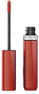 L'Oréal Paris Rossetto Liquido, Colore Intenso ed Effetto Laccato, Tenuta 16H, Resistente alle Sbavature, No Transfer, Con Squalano, Infaillible Laque Resistence, Tonalità: 510 Café Parisien, 4,3 ml