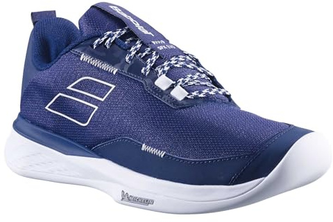 Babolat Herren SFX Evo Carpet Tennisschuhe Teppichschuh Dunkelblau-Weiß EU 45 Neu