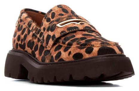 Carmela - Mocasines Mujer Leopardo - Calzado Cómodo y Versátil - Moda Casual - Modelo 16254505 (Talla 40)