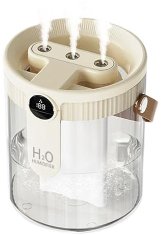 Sucritude Humidificador De Escritorio - Humidificadores de Aire Frío para Dormitorio - Difusor Inalámbrico 1.5L para Dormitorio Plantas Hogar Guardería Interior Oficina Casa