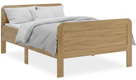 Homestyle4u Komfortbett Bett Senioren Seniorenbett 120x200 Komforthöhe Natur Holz erhöhter Einstieg extra hoch | Artikel 3120
