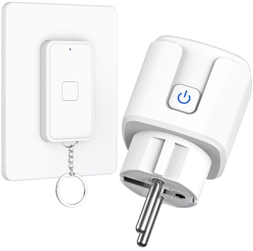 Presa con Telecomando,Presa Telecomandata Portata 16A 100 Feet portata Massima Telecomandata con Telecomando Magnetico per Elettrodomestici