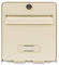 BURG-WÄCHTER Boîte aux Lettres Agréée La Poste, 1 Porte, 501 BE C FAVOR, Beige, en Acier Galvanisé, Avec Porte à Ouverture Totale et Stop-Courrier (Porte bloquée à 120°)