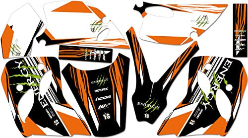 race-styles Aufkleber kompatibel mit KTM LC4 ab 1994-1998 LC4 EGS SC 400 | LC4 Duke SX SC EGS 620 | DEKOR Decals Graphics