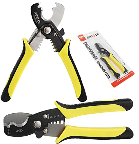 Kabelschneider Profi Kabelschere Drahtschneider für Aluminium-/Kupferkabel 35mm² Gelb