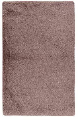Qiyano Badematte Rutschfester Badvorleger 65 x 100 cm Rosé Badezimmer-Teppich rutschhemmend waschbar weiches Badteppich Duschvorleger für Badewanne Dusche, Farbe: Rosa, 65 x 100 cm