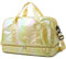 ZIOSINM Sporttasche Damen, 40L Reisetasche Damen Weekender, Glitzer Sporttasche mit Schuhfach und Nassfach, Saunatasche Schwimmtasche Trainingstasche Fitnesstasche Gym Travel Bag (Gelb)