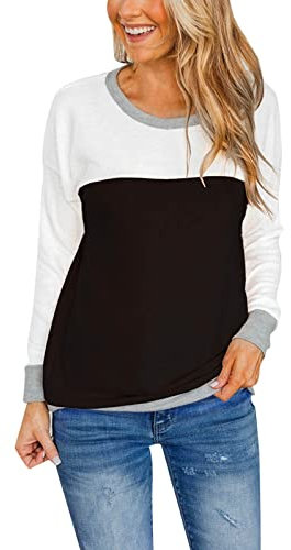 NNGOTD Pullover Damen Marken rosa Sweatshirt graublau Damen Hoodies Frauen Kapuzenpullover Harrington Jacke Damen stepp Damen Weste Thermo Langarmshirt Damen Laufen Weihnachtsoutfit Blusen
