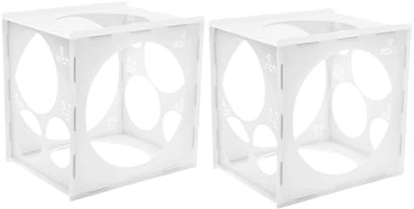 Zerodeko Calibrador de Globos de Plástico 11 Agujeros, Herramienta Precisa y Plegable para Medición en Celebraciones y Fiestas, 2 Cajas para Decoración