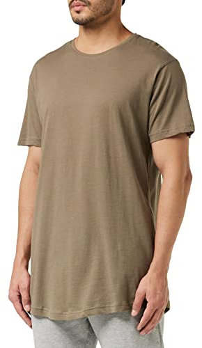 Urban Classics Herren Shaped Long Tee T-Shirt, Grün (army green), 2XL