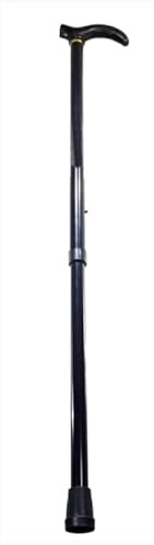 Adjustable Folding Metal Folding Cane - Travel Use Folding Walking Hiking Stick