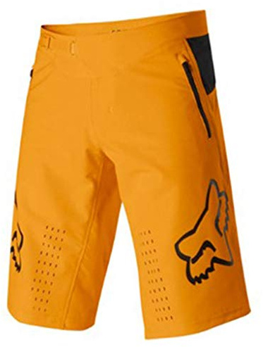 Faire du Vélo Shorts d'homme Loose Fit VTT De Descente VTT Shorts Outdoor Sport Vélo Pantalon Court Hydrofuge Orange- M