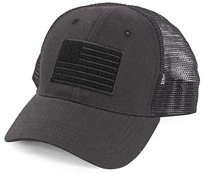 Highland Tactical American Flag - Gorra de Malla para Camionero
